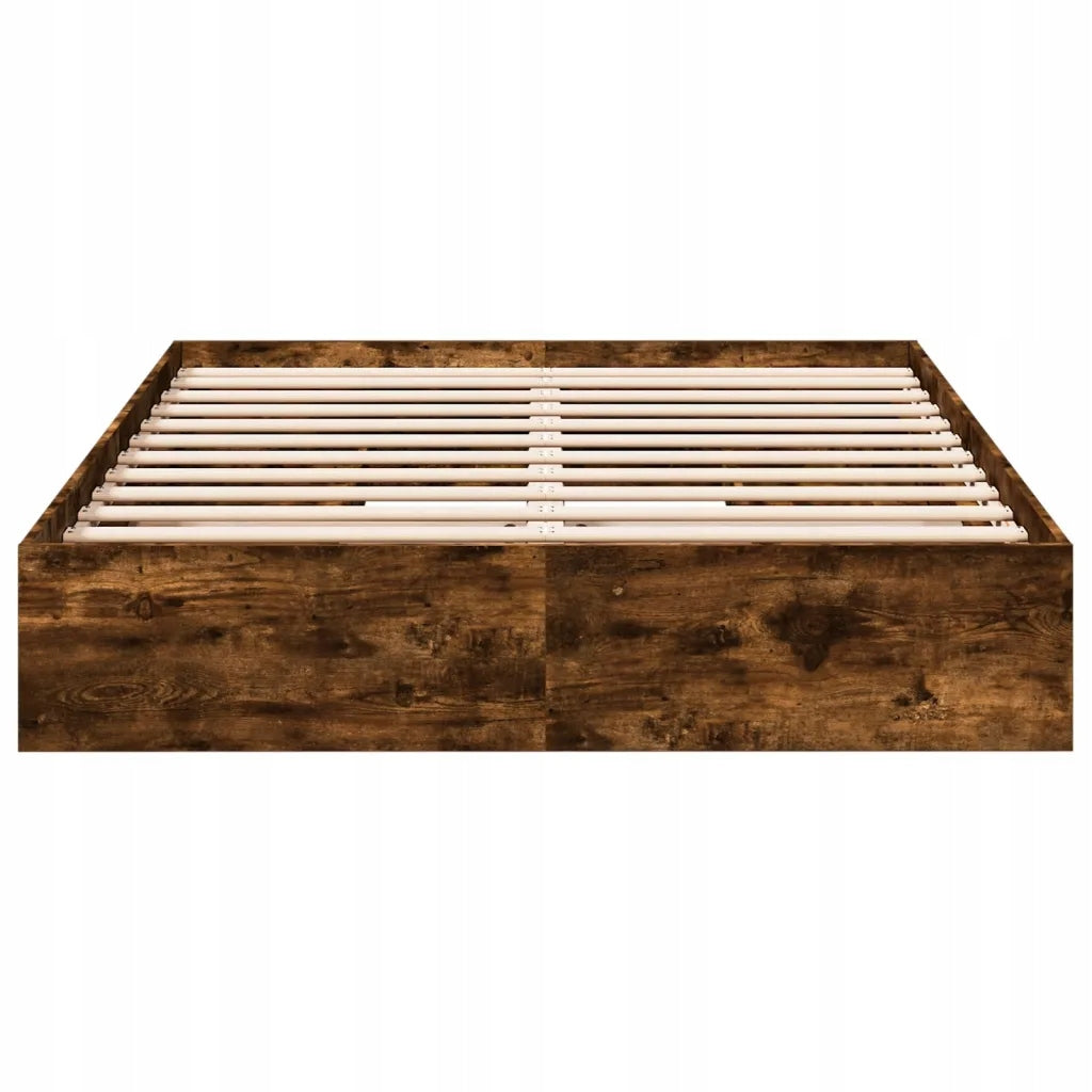 vidaXL Bed frame with drawers, smoky oak, 160x200 cm Manufacturer code 3280738