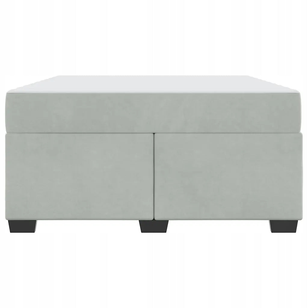 vidaXL Bed frame with mattress Light grey 140 x 200 cm fabric Manufacturer code 3399290