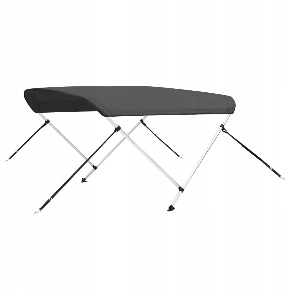 vidaXL Bimini canopy for boat, 2 headbands, anthracite, 150x120x110 cm Brand VidaXL