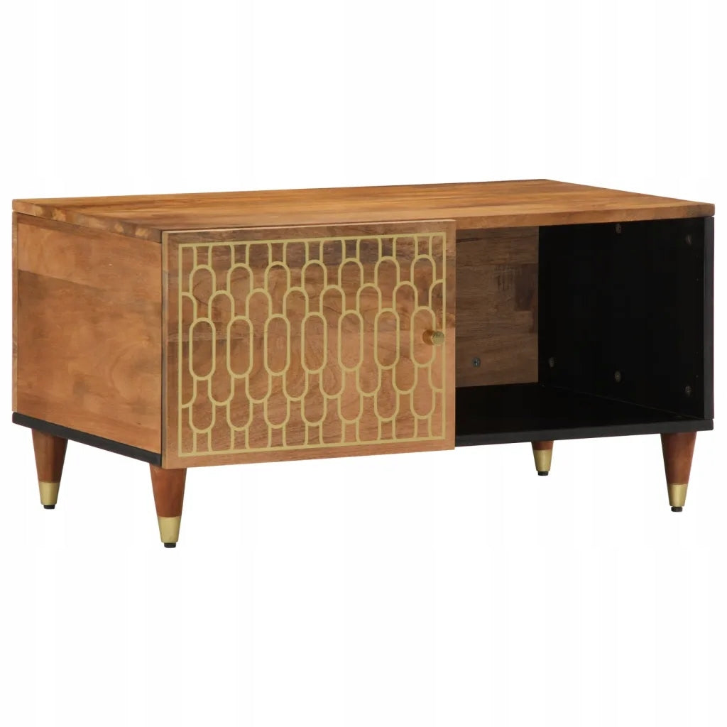 vidaXL Coffee table, 80x50x40 cm, solid mango wood