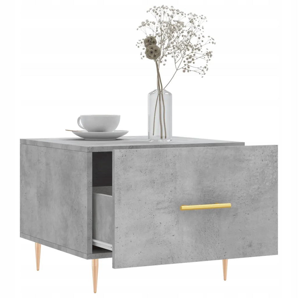vidaXL Coffee tables, 2 pcs, grey concrete, 50x50x40 cm Manufacturer code 829373