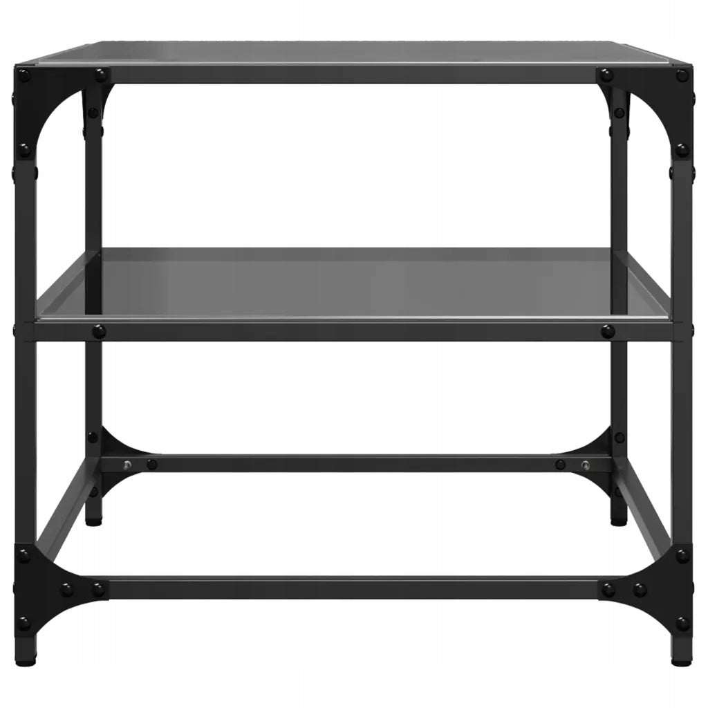 vidaXL Coffee tables with black glass top, 2 pcs, 50x50x45 cm EAN (GTIN) 8721102637742