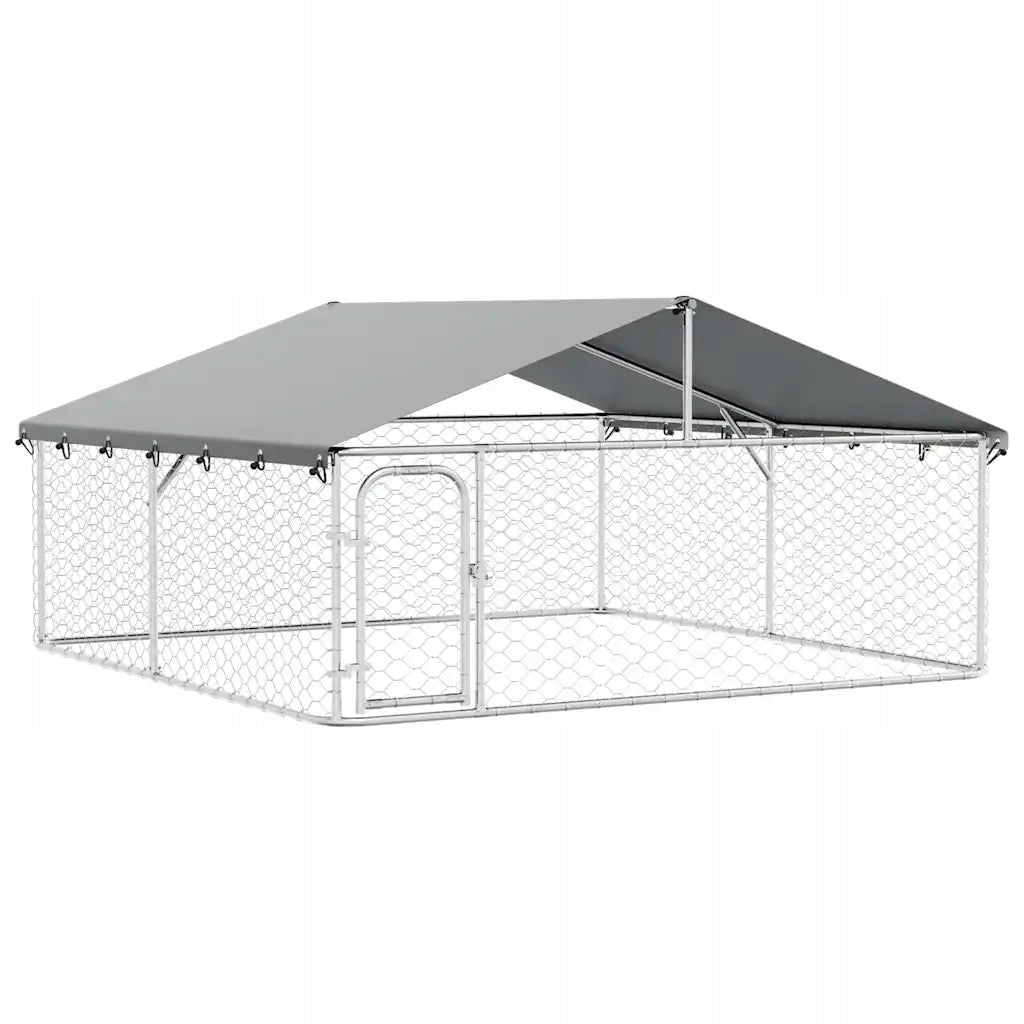 vidaXL Dog playpen with canopy, 300 x 300 x 150 cm Brand VidaXL