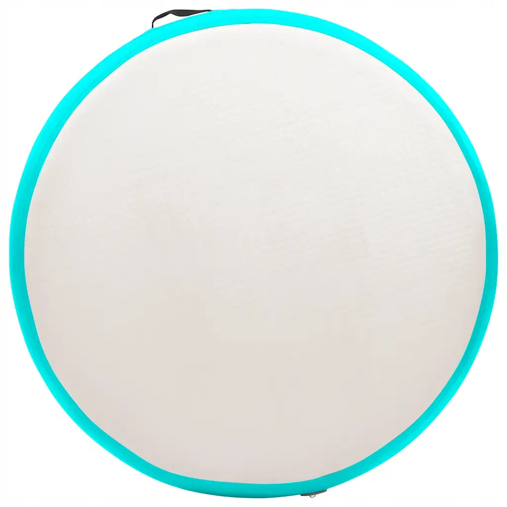 vidaXL Gymnastic mat with pump, 100x100x20 cm, PVC, green