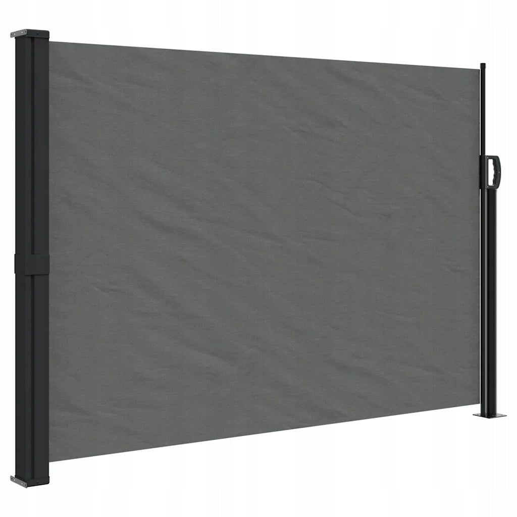 vidaXL Retractable side awning, anthracite, 140x300 cm Color gray