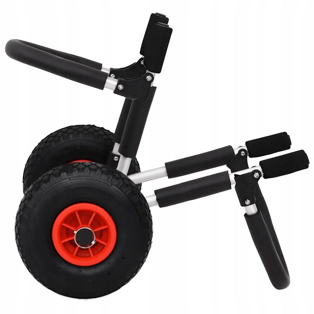 vidaXL SUP trolley for 2 surfboards, folding, 90 kg, aluminium Length 1 cm