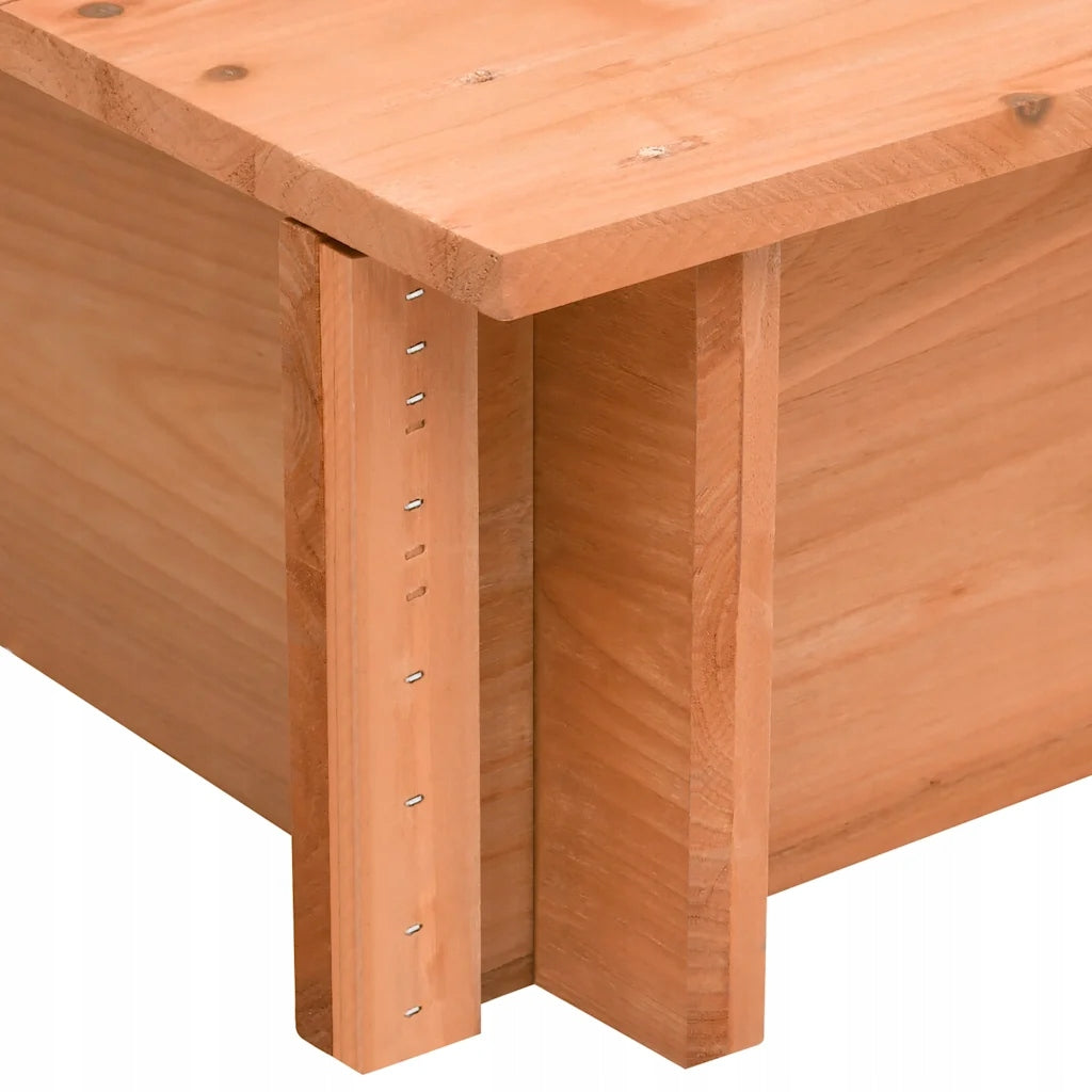 vidaXL Sandbox with roof, fir wood, 112x112x112 cm Additional information sun canopy