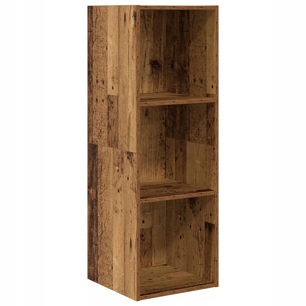vidaXL TV Cabinet Set 3 pcs Old Wood Material Kind Stationary