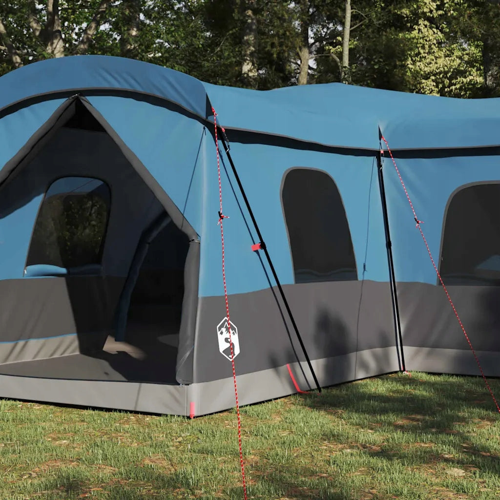 vidaXL Tent for 16 people with roof Blue 680 x 510 x 210 cm Brand VidaXL
