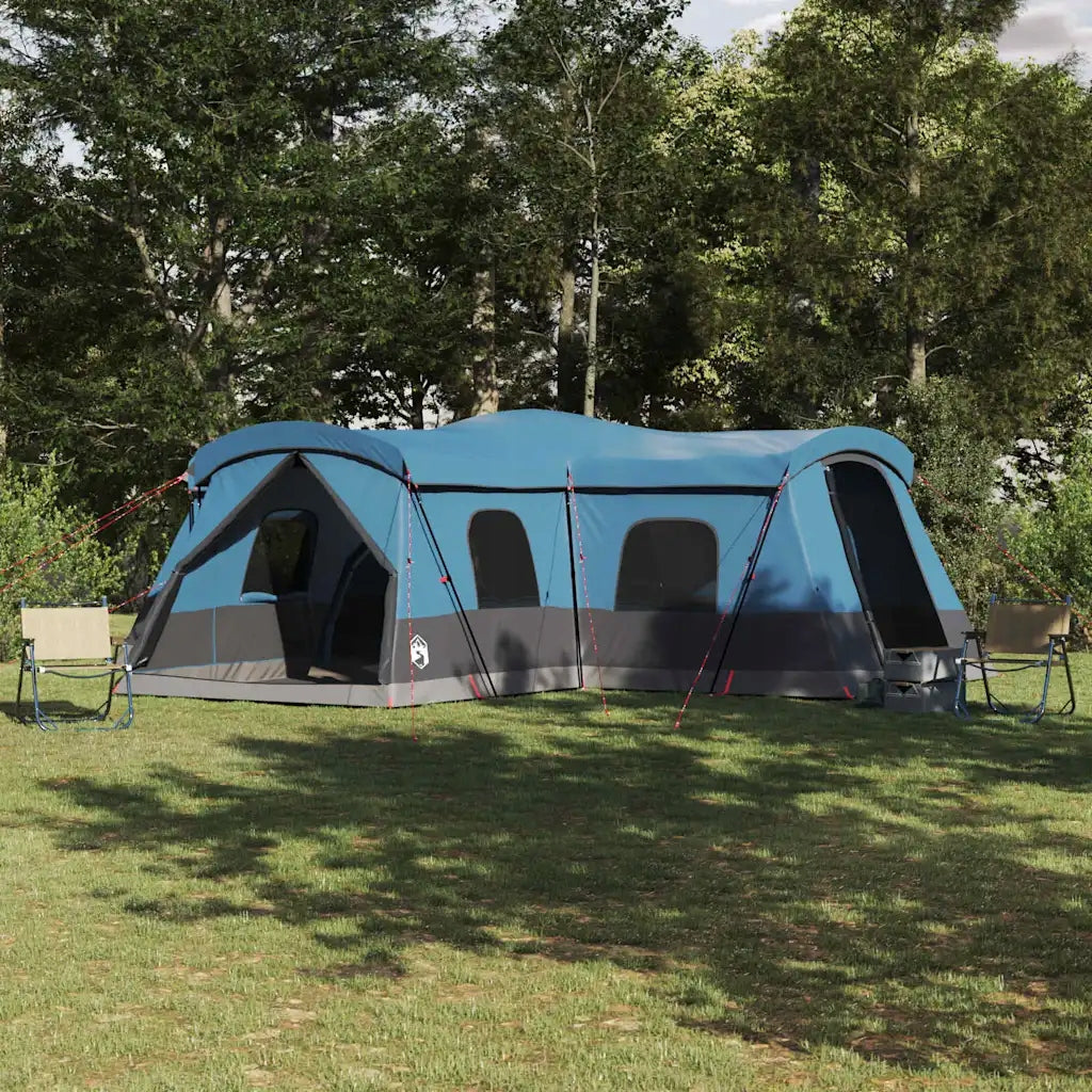 vidaXL Tent for 16 people with roof Blue 680 x 510 x 210 cm