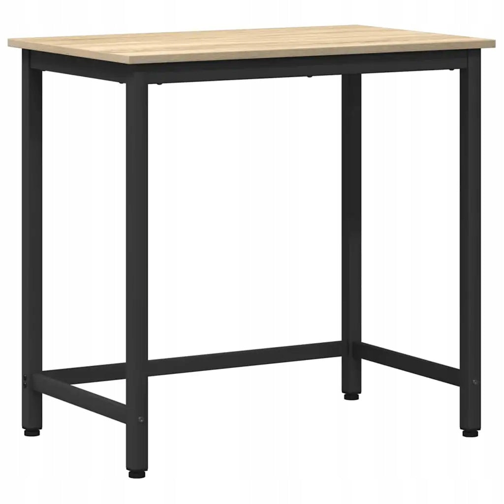 vidaXL table Sonoma Oak 100 x 50 x 76,5 cm Engineered wood and steel Furniture color brown oak