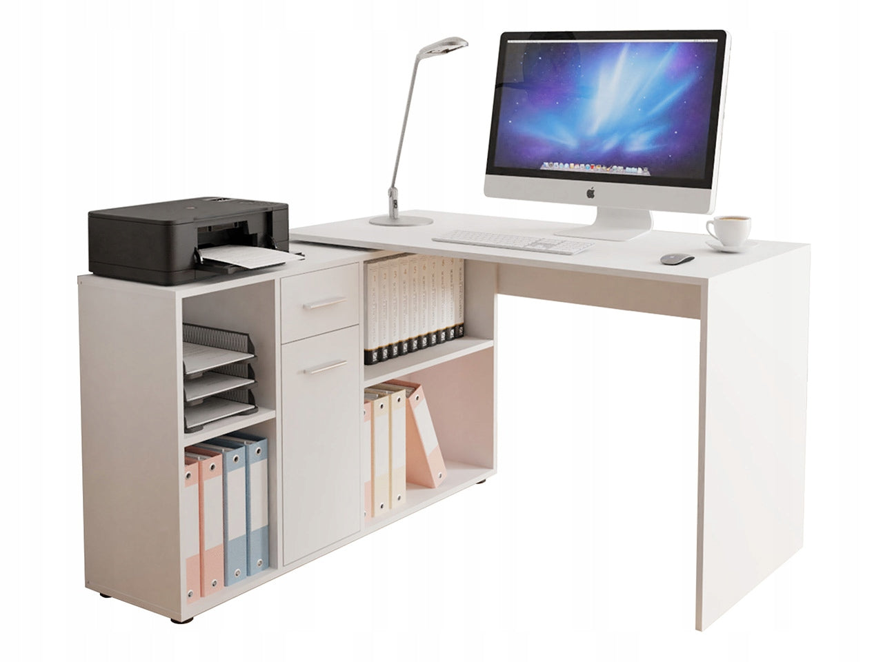 white Modern ARMANDO desk for learning