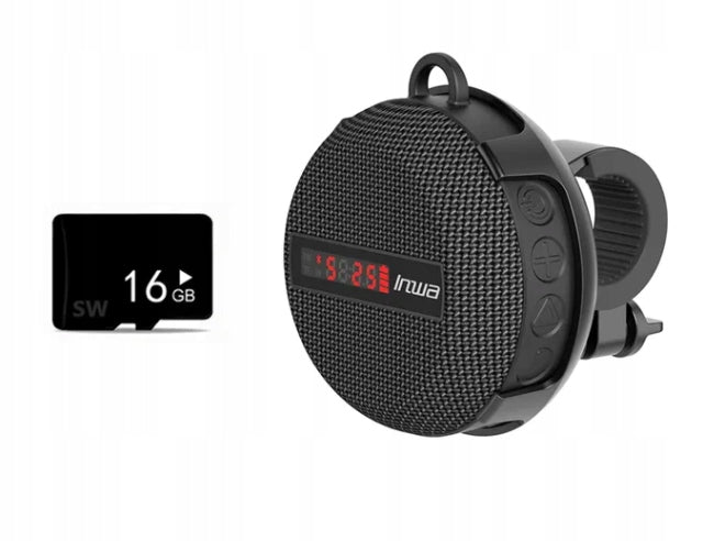 wireless bicycle Bluetooth speaker + 16gb black