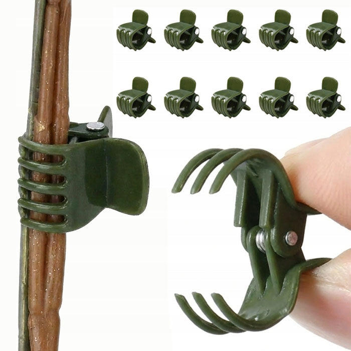 x10 CLIP CLASP CLIPS FASTENING PLANT SUPPORTS AND STEMS ORCHID