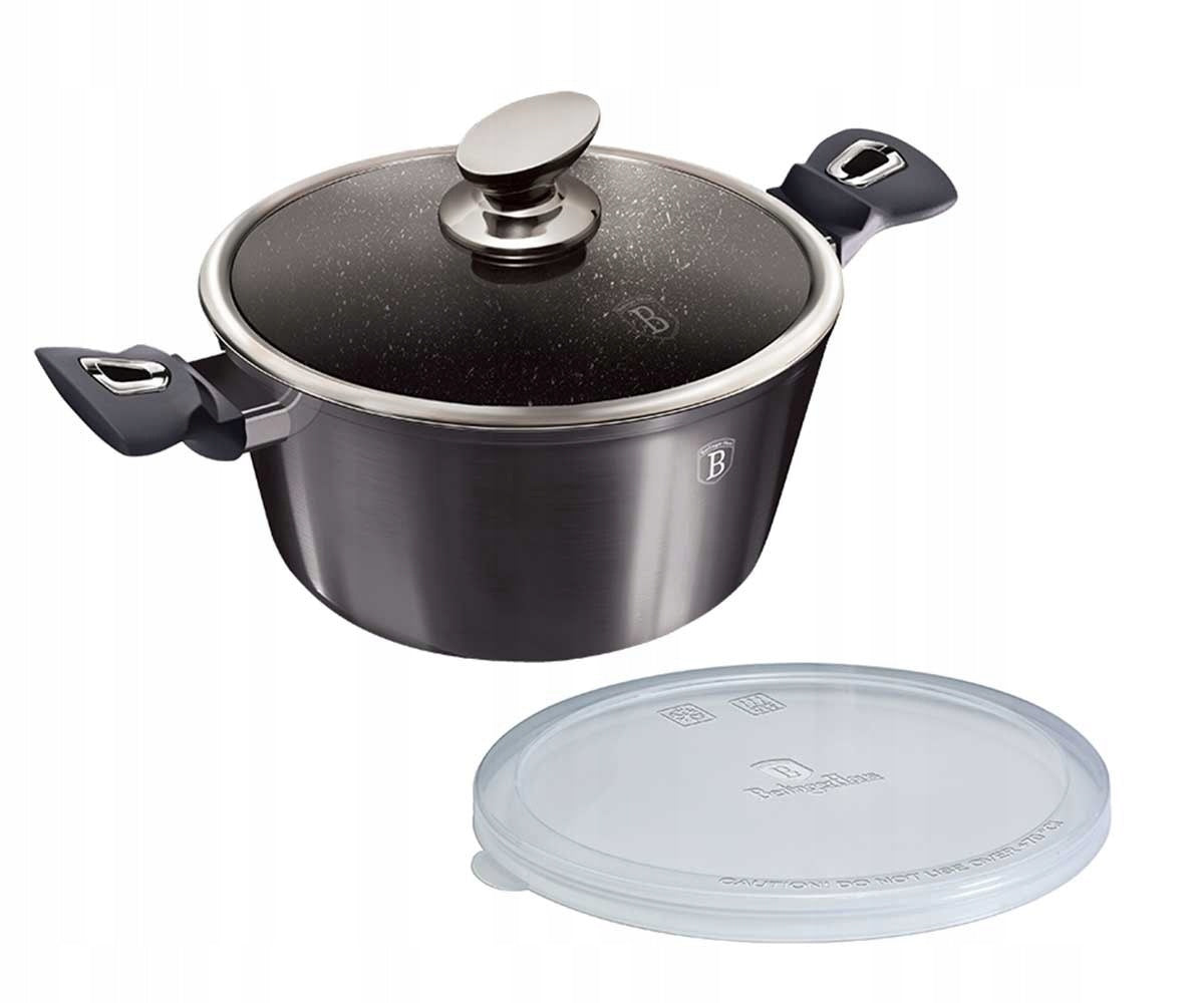 Berlinger Haus puodas ir keptuvė Metallic Line Carbon Pro, 4 dalių